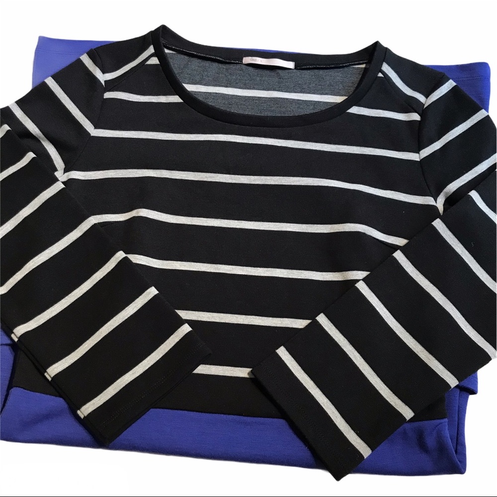 Gap Knit Striped Shift Dress - Picture 3 of 7